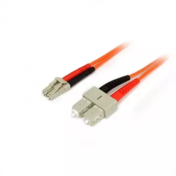 StarTech.com 1m glasvezelkabel - multimode duplex 50/125 - LSZH glasvezel-patchkabel - LC/SC
