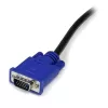 StarTech.com 10 ft ultra thin USB VGA 2-in-1 KVM-kabel, 3 m, VGA, zwart, USB, USB A + VGA, VGA