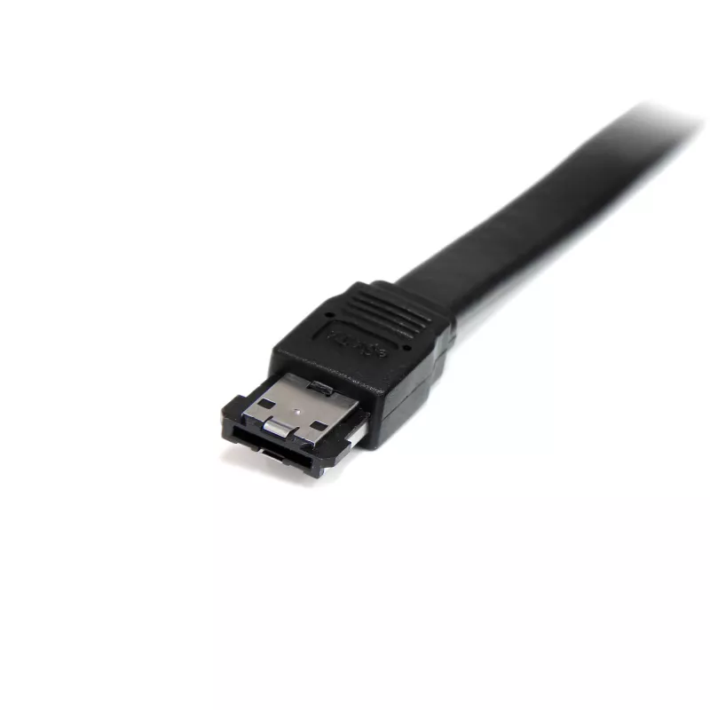 StarTech.com 1,8 m afgeschermde externe eSATA-kabel M/M, 1,8 m, eSATA, eSATA, eSATA, stekker/stekker, zwart