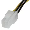 StarTech.com 8 inch ATX12V 4-pins P4 CPU-stroomverlengkabel – M/F