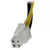 StarTech.com 8 inch ATX12V 4-pins P4 CPU-stroomverlengkabel – M/F