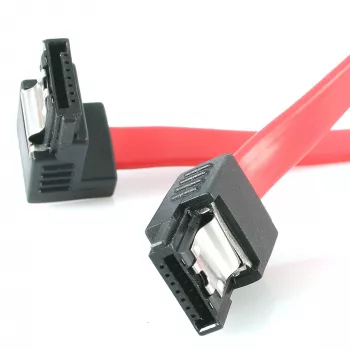 StarTech.com 18 inch latching SATA-naar-haakse SATA-kabel