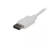 StarTech.com 1,8m USB-C naar DisplayPort 1.2 kabel 4K 60Hz – USB-C naar DisplayPort adapterkabel HBR2 – DP Alt Mode naar DP monitor videokabel – Compatibel met Thunderbolt 3 – wit