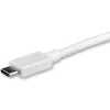StarTech.com 1 m USB-C naar DisplayPort 1.2 kabel 4K 60 Hz – USB-C naar DisplayPort adapterkabel HBR2 – USB Type-C DP Alt Mode naar DP monitor videokabel – Werkt met Thunderbolt 3 – wit
