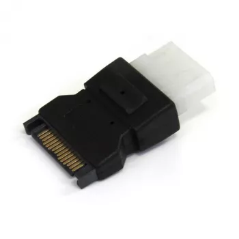 StarTech.com SATA naar LP4 stroomkabel-adapter, SATA (15-pins), LP4 (4-pins), zwart
