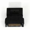 StarTech.com SATA naar LP4 stroomkabel-adapter, SATA (15-pins), LP4 (4-pins), zwart