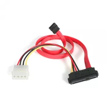 StarTech.com 18 inch SAS 29-pins naar SATA-kabel met LP4-stroomvoorziening
