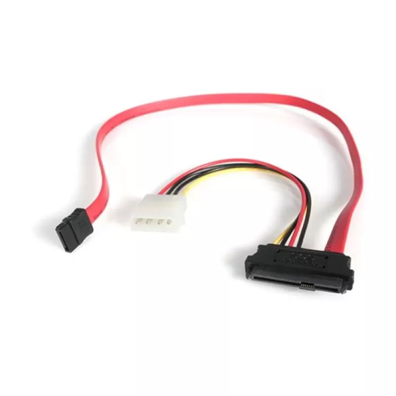 StarTech.com 18 inch SAS 29-pins naar SATA-kabel met LP4-stroomvoorziening