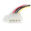 StarTech.com 18 inch SAS 29-pins naar SATA-kabel met LP4-stroomvoorziening