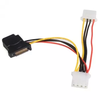 StarTech.com SATA-naar-LP4 stroomkabeladapter met 2 extra LP4