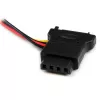 StarTech.com SATA-naar-LP4 stroomkabeladapter met 2 extra LP4