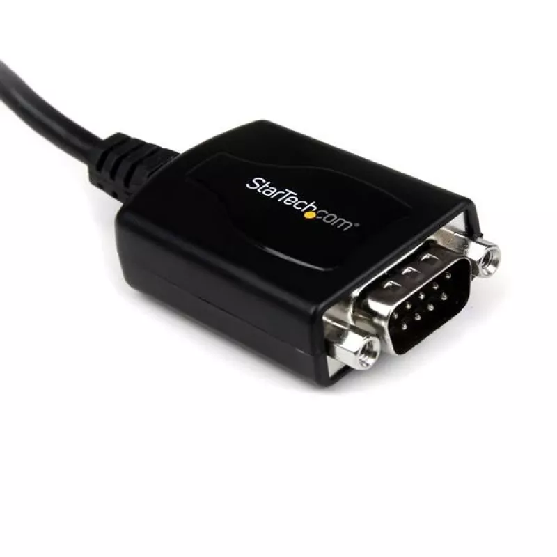 StarTech.com 1,8m 1-poorts professionele USB-naar-serieel adapterkabel met COM-retention, USB-naar-RS232-adapter - TAA