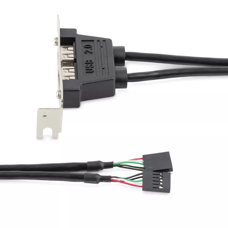 StarTech.com 2-poorts USB-A bus low-profile slotplaat-adapter