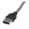 StarTech.com 1,8 m ultra-dunne USB-VGA-2-in-1-KVM-kabel, zwart, VGA, USB A + VGA, stekker/stekker, 189 g