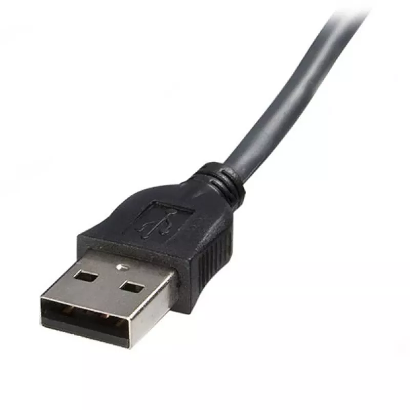 StarTech.com 1,8 m ultra-dunne USB-VGA-2-in-1-KVM-kabel, zwart, VGA, USB A + VGA, stekker/stekker, 189 g