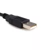 StarTech.com ICUSB128410 10 ft (3 m) USB-naar-parallelle printeradapterkabel, M/M, zwart