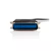 StarTech.com ICUSB128410 10 ft (3 m) USB-naar-parallelle printeradapterkabel, M/M, zwart