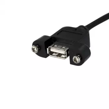 StarTech.com 0,3 m panel mount USB-kabel – USB-A naar moederbord header kabel V/V