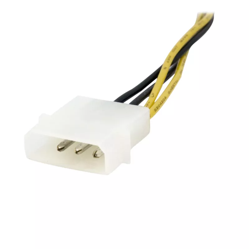 StarTech.com 15,2 cm 4-pins naar 8-pins EPS-voedingsadapter met LP4 - stekker/bus