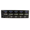 StarTech.com 4-poorts DVI VGA dual-monitor KVM-switch USB met audio & USB 2.0 hub