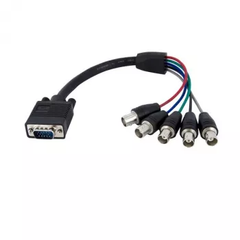 StarTech.com 1 ft coax HD15 VGA naar 5 BNC RGBHV monitorkabel - M/V