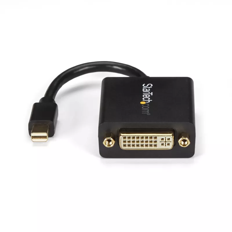 StarTech.com Mini DisplayPort naar DVI adapter - Mini DP naar DVI-D converter - 1080p video - VESA-gecertificeerd - mDP of Thunderbolt 1/2 Mac/PC naar DVI monitor - mDP 1.2 naar DVI single-link dongle