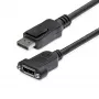 StarTech.com 1m panel mount DisplayPort-kabel - 4K x 2K - DisplayPort 1.2 verlengkabel stekker naar bus - DP video-verlengkabel met panel mount DP-aansluiting - DP monitorkabel