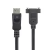 StarTech.com 1m panel mount DisplayPort-kabel - 4K x 2K - DisplayPort 1.2 verlengkabel stekker naar bus - DP video-verlengkabel met panel mount DP-aansluiting - DP monitorkabel
