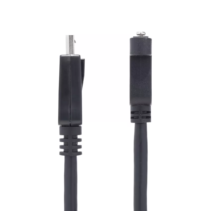 StarTech.com 1m panel mount DisplayPort-kabel - 4K x 2K - DisplayPort 1.2 verlengkabel stekker naar bus - DP video-verlengkabel met panel mount DP-aansluiting - DP monitorkabel