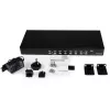 StarTech.com 8-poorts 1U rackmount USB KVM-switch met OSD, 1920 x 1440 pixels, rackmontage, 1U, zwart