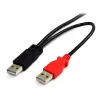 StarTech.com 1,8 m USB-Y-kabel voor externe harde schijven – USB-A naar Mini-B