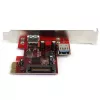 StarTech.com 2-poorts PCI Express SuperSpeed USB 3.0-kaart met UASP-ondersteuning - 1 intern 1 extern