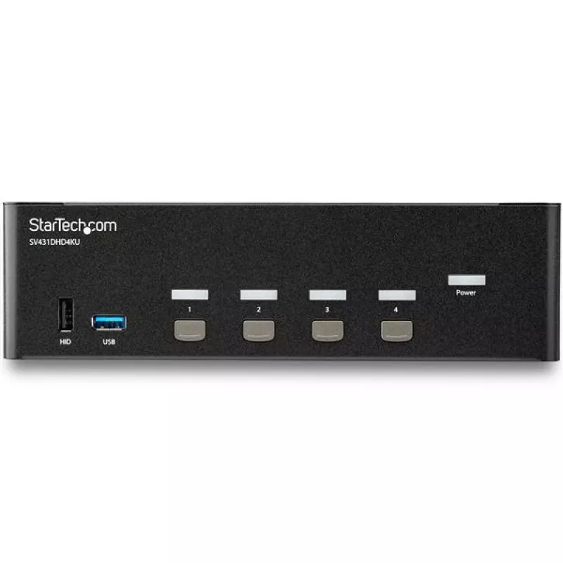 StarTech.com 4-poorts HDMI KVM-switch – 4K 30Hz – dual display