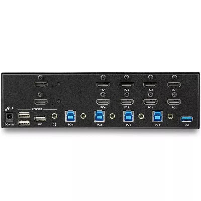 StarTech.com 4-poorts HDMI KVM-switch – 4K 30Hz – dual display
