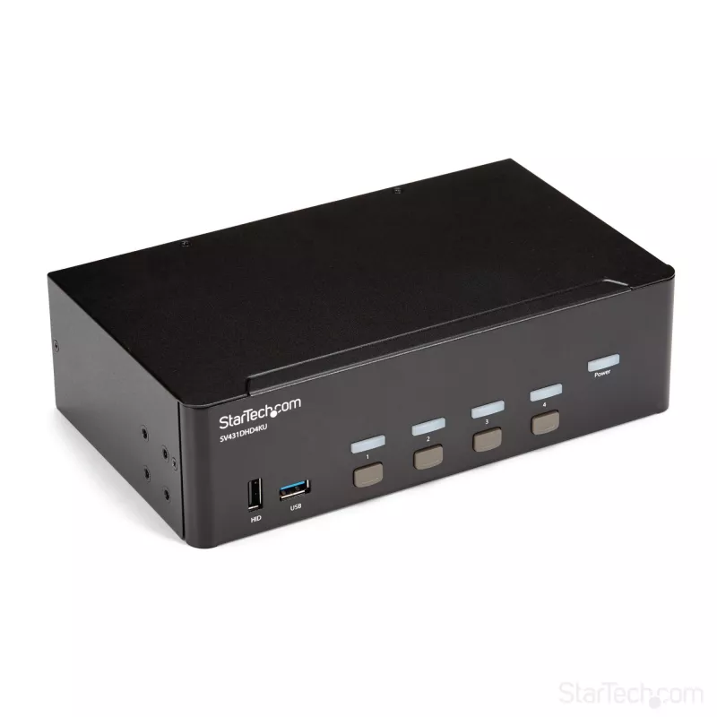 StarTech.com 4-poorts HDMI KVM-switch – 4K 30Hz – dual display