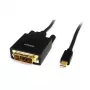 StarTech.com 1,8 m Mini DisplayPort naar DVI-kabel – Mini DP naar DVI-adapterkabel – 1080p video – passieve mDP naar DVI-D single link, mDP of Thunderbolt 1/2 Mac/PC naar DVI-monitor/display