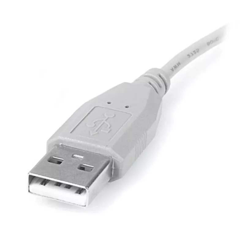 StarTech.com 15 cm Mini-USB 2.0-kabel – A naar Mini-B, 0,152 m, USB A, Mini-USB B, USB 2.0, stekker/stekker, grijs