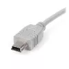 StarTech.com 15 cm Mini-USB 2.0-kabel – A naar Mini-B, 0,152 m, USB A, Mini-USB B, USB 2.0, stekker/stekker, grijs