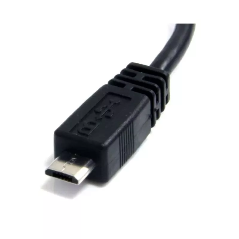 StarTech.com 15 cm Micro-USB-kabel - A naar Micro B, 0,1524 m, USB A, Micro-USB B, stekker/stekker, 0,48 Gbit/s, zwart