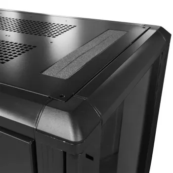StarTech.com 4-posts 25U serverrackkast, afsluitbare 19 inch datarackkast voor computer-/AV-/IT-apparatuur, kantoor-/thuisnetwerkrack met wielen en verstelbare montagerails