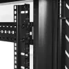 StarTech.com 4-posts 25U serverrackkast, afsluitbare 19 inch datarackkast voor computer-/AV-/IT-apparatuur, kantoor-/thuisnetwerkrack met wielen en verstelbare montagerails