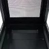 StarTech.com 4-posts 25U serverrackkast, afsluitbare 19 inch datarackkast voor computer-/AV-/IT-apparatuur, kantoor-/thuisnetwerkrack met wielen en verstelbare montagerails