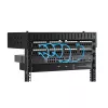 StarTech.com 8U 19 inch wandmontage netwerkrack – verstelbare diepte 12–20 inch 2-posts open-frame serverruimterack voor AV-/data-/IT-communicatie-/computerapparatuur/switch met kooimoeren en schroeven