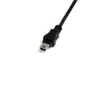 StarTech.com 1 ft Mini USB 2.0-kabel - USB A naar Mini B F/M, 0,3 m, USB A, Mini-USB B, stekker/bus, 0,48 Gbit/s, zwart