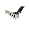 StarTech.com 3-poorts 2b 1a 1394 Mini PCI Express FireWire-kaartadapter