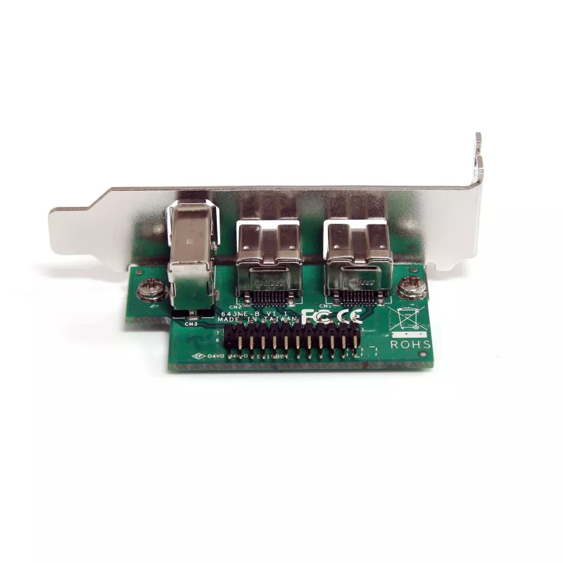 StarTech.com 3-poorts 2b 1a 1394 Mini PCI Express FireWire-kaartadapter