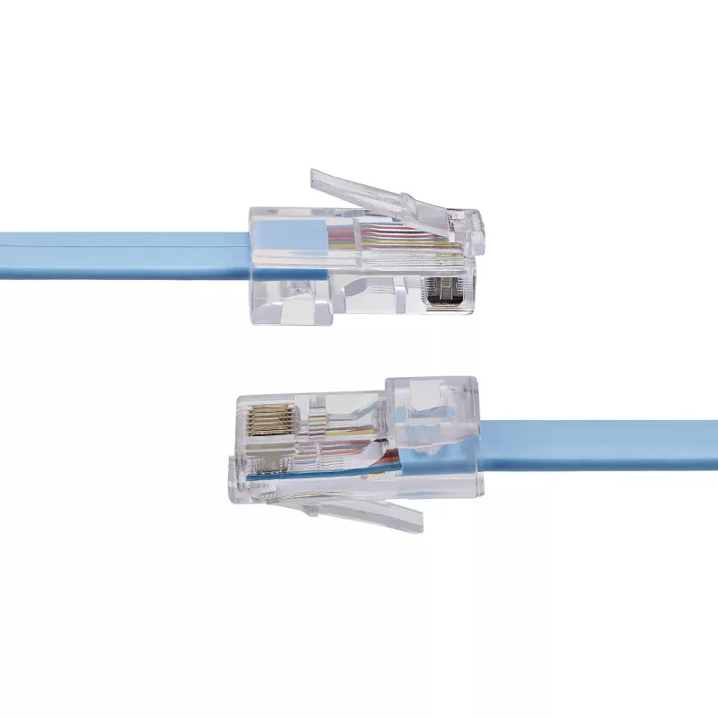 StarTech.com 6 ft Cisco console rollover-kabel - RJ45 M/M, 1,8 m, RJ-45, RJ-45, blauw