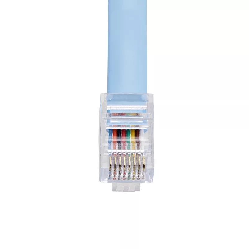 StarTech.com 6 ft Cisco console rollover-kabel - RJ45 M/M, 1,8 m, RJ-45, RJ-45, blauw