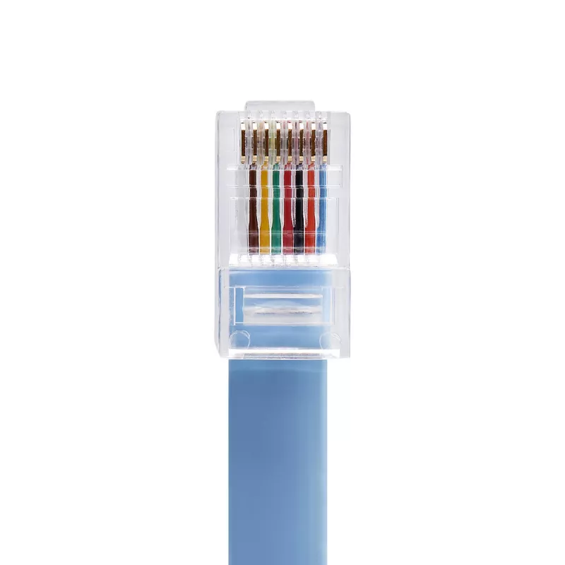 StarTech.com 6 ft Cisco console rollover-kabel - RJ45 M/M, 1,8 m, RJ-45, RJ-45, blauw