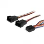 StarTech.com 12in 4-pins ventilatorvoedings-Y-kabel – F/M, Molex (4-pin), Molex (4-pin), 0,31 m, stekker, bus, veelkleurig